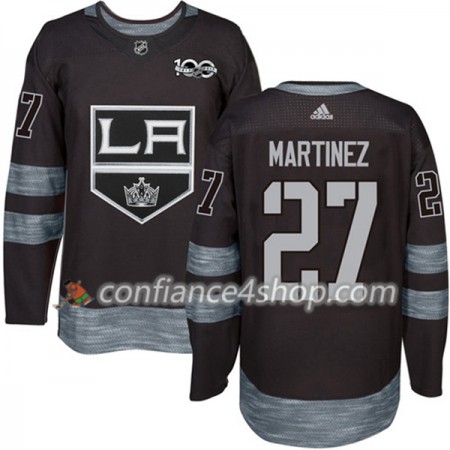 Adidas Maillot de Hockey Los Angeles Kings Alec Martinez 27 1917-2017 100th Anniversary Noir Authentic - Homme